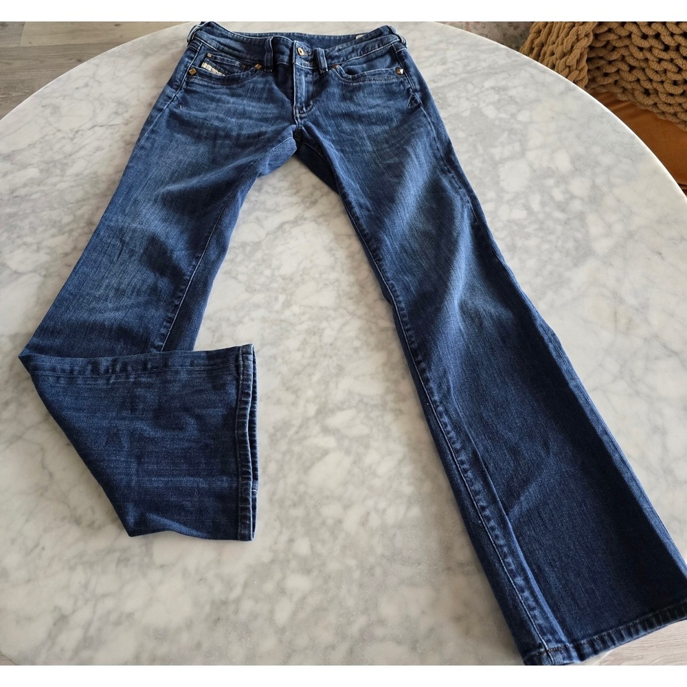 Diesel Women High Rise Jeans - Dark Blue Wash